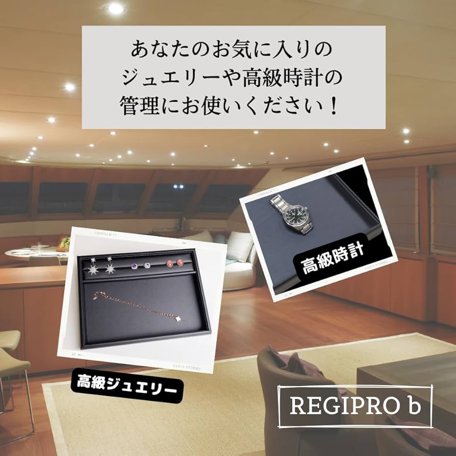 Amazon｜レジプロb ベロア製 アクセサリートレイ ジュエリー